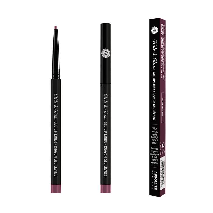 ABSOLUTE Glide & Glam Gel Lip Liner - Plum - Iron Velvet