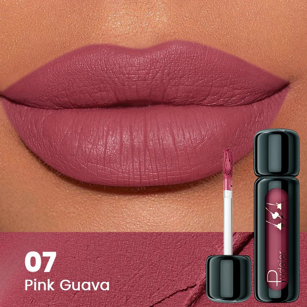 1pc Matte Velvet Lip Gloss, Highly Saturated Liquid Lip Mud, Non-Stick Long Lasting, All Skin Tones Compatible,Mother's Day Gift - Iron Velvet