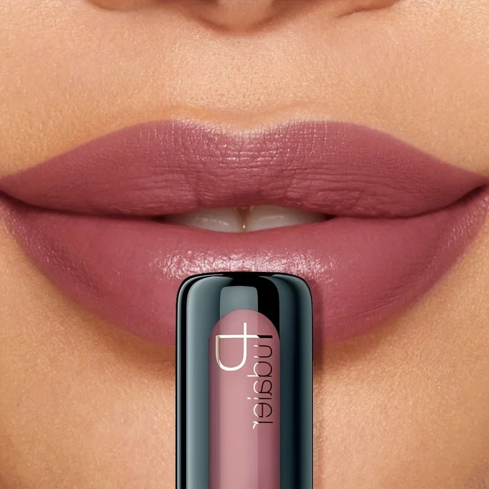 1pc Matte Velvet Lip Gloss, Highly Saturated Liquid Lip Mud, Non-Stick Long Lasting, All Skin Tones Compatible,Mother's Day Gift - Iron Velvet