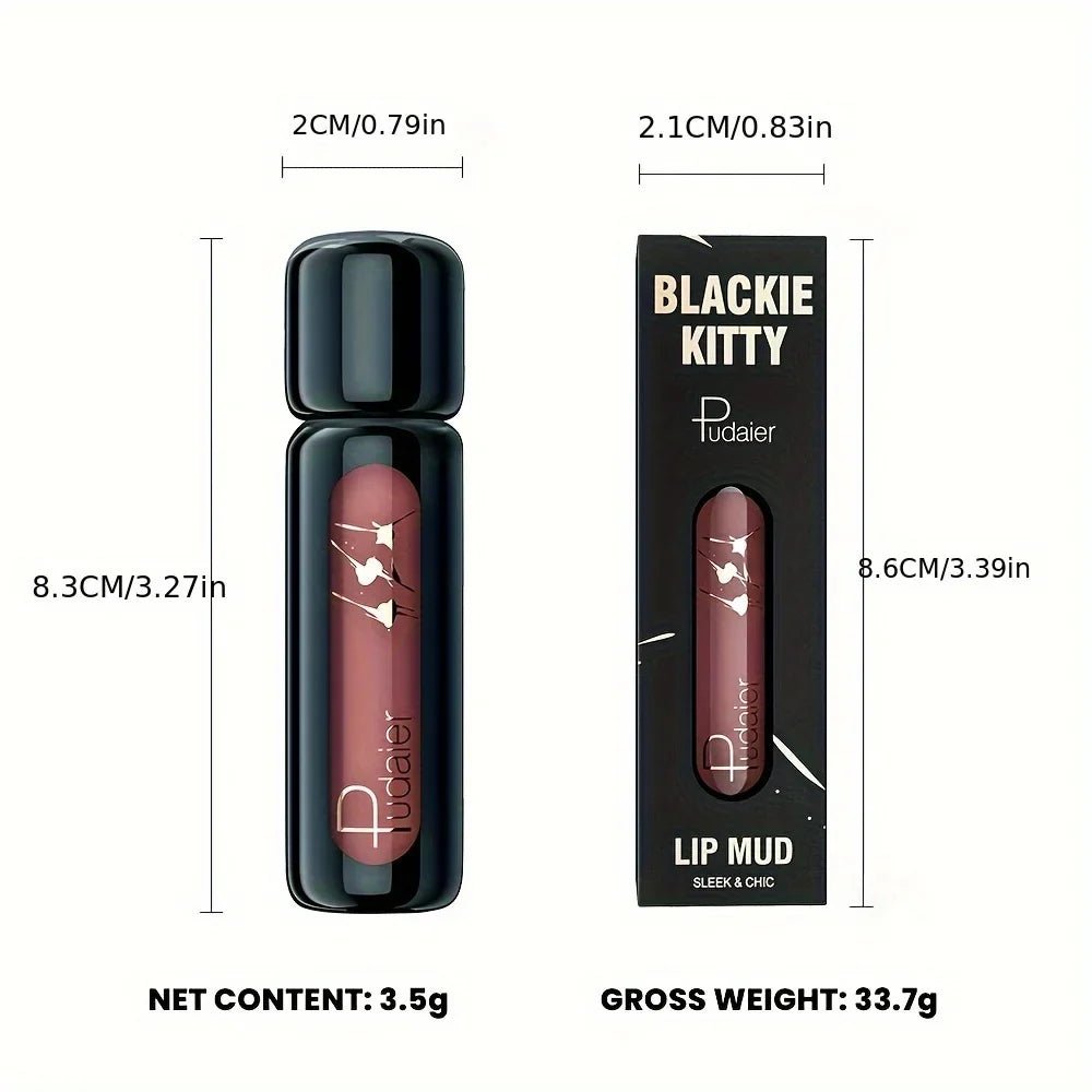 1pc Matte Velvet Lip Gloss, Highly Saturated Liquid Lip Mud, Non-Stick Long Lasting, All Skin Tones Compatible,Mother's Day Gift - Iron Velvet