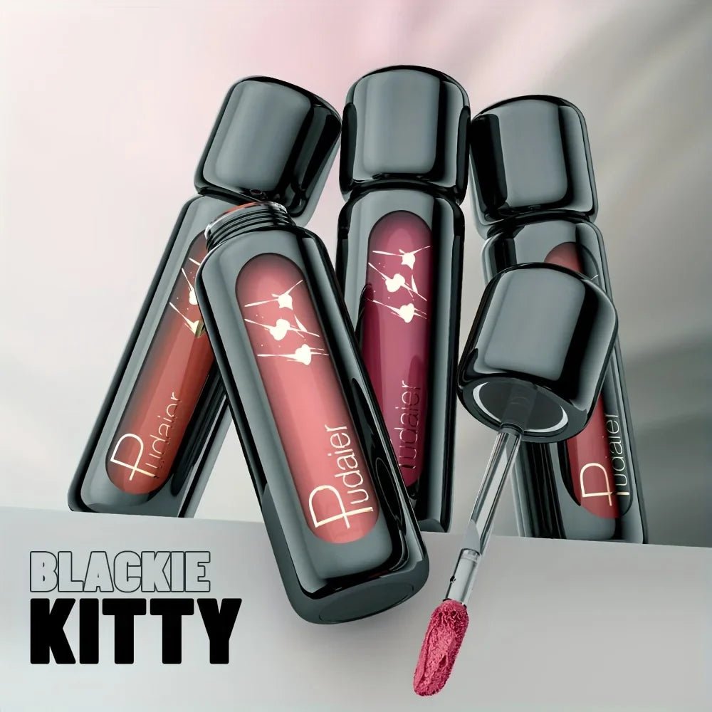 1pc Matte Velvet Lip Gloss, Highly Saturated Liquid Lip Mud, Non-Stick Long Lasting, All Skin Tones Compatible,Mother's Day Gift - Iron Velvet