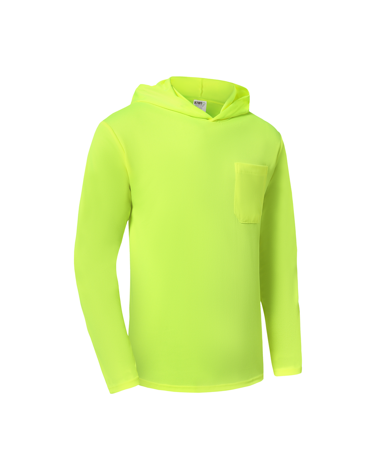 Kiwi High Visibility Neon Long Sleeve Safety Hoodie