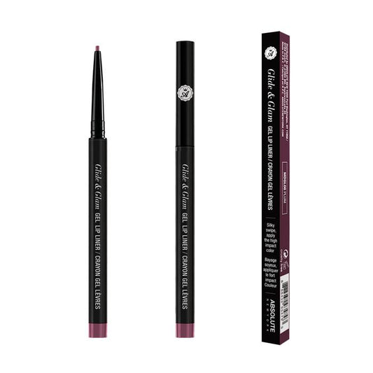 ABSOLUTE Glide & Glam Gel Lip Liner - Plum - Iron Velvet