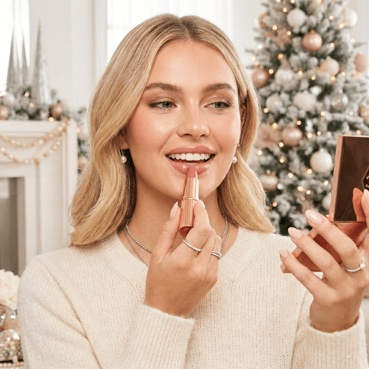 Charlotte Tilbury Pillow Talk Iconic Lip and Cheek Secrets - Pillow Talk - Iron Velvet