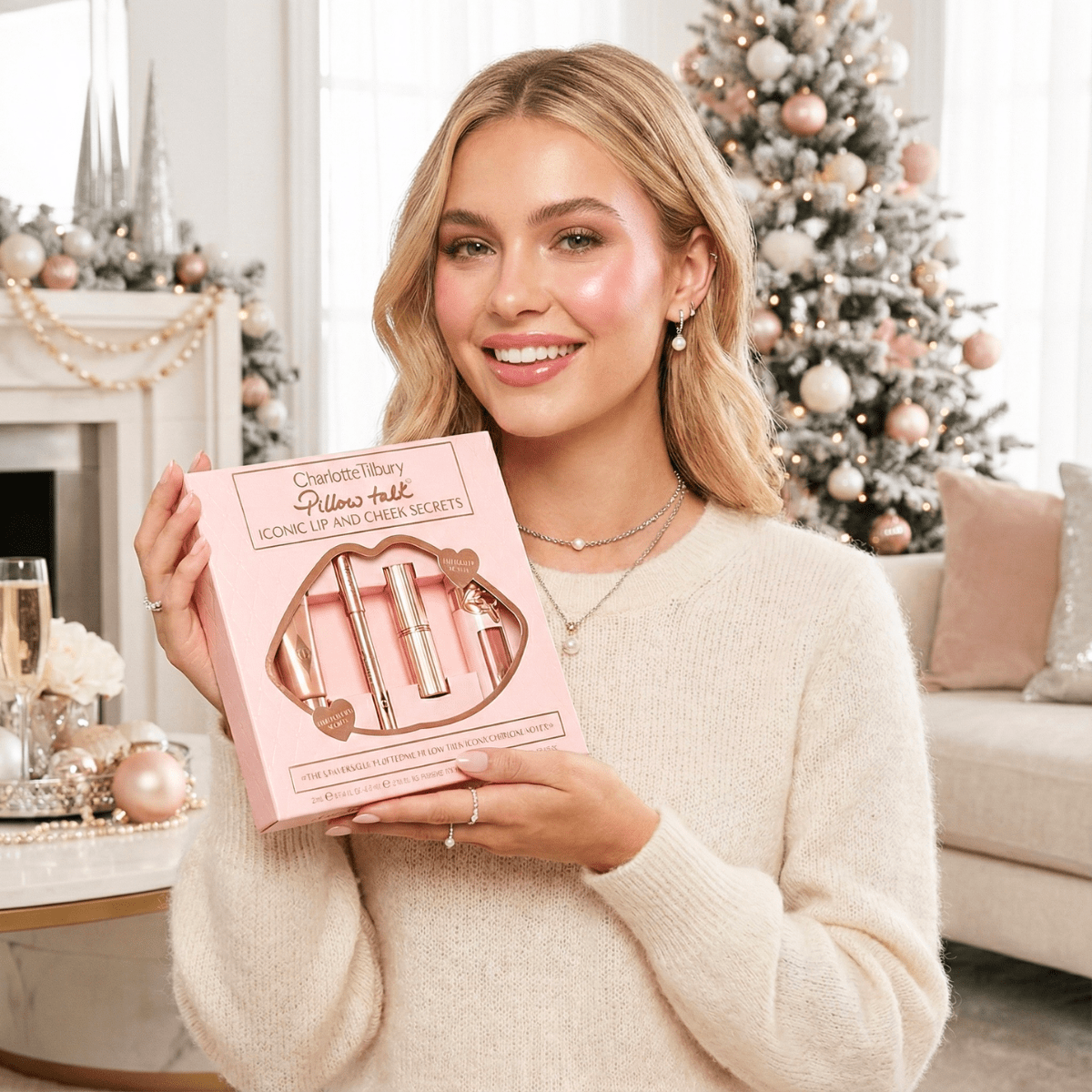 Charlotte Tilbury Pillow Talk Iconic Lip and Cheek Secrets - Pillow Talk - Iron Velvet