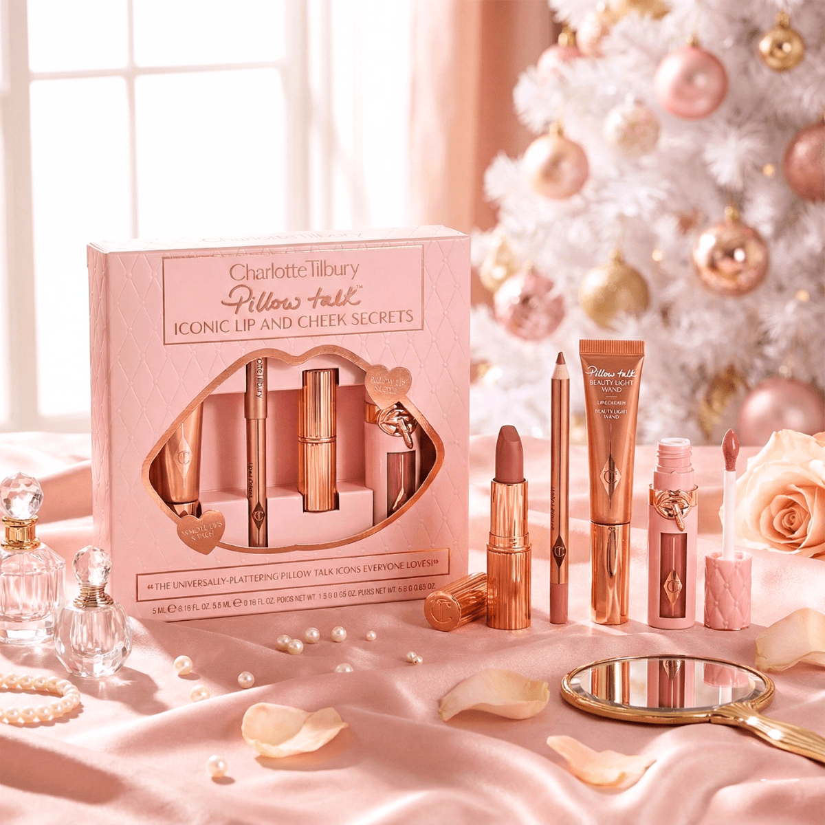 Charlotte Tilbury Pillow Talk Iconic Lip and Cheek Secrets - Pillow Talk - Iron Velvet