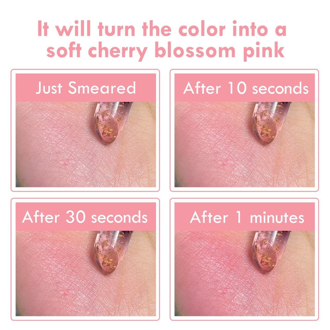 Color-Changing Flower Lip Gloss – Vegan, Gluten-Free, Hydrating Lip Balm - Iron Velvet