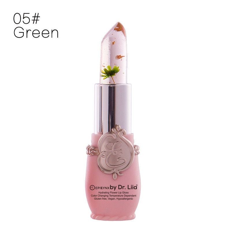 Color-Changing Flower Lip Gloss – Vegan, Gluten-Free, Hydrating Lip Balm - Iron Velvet