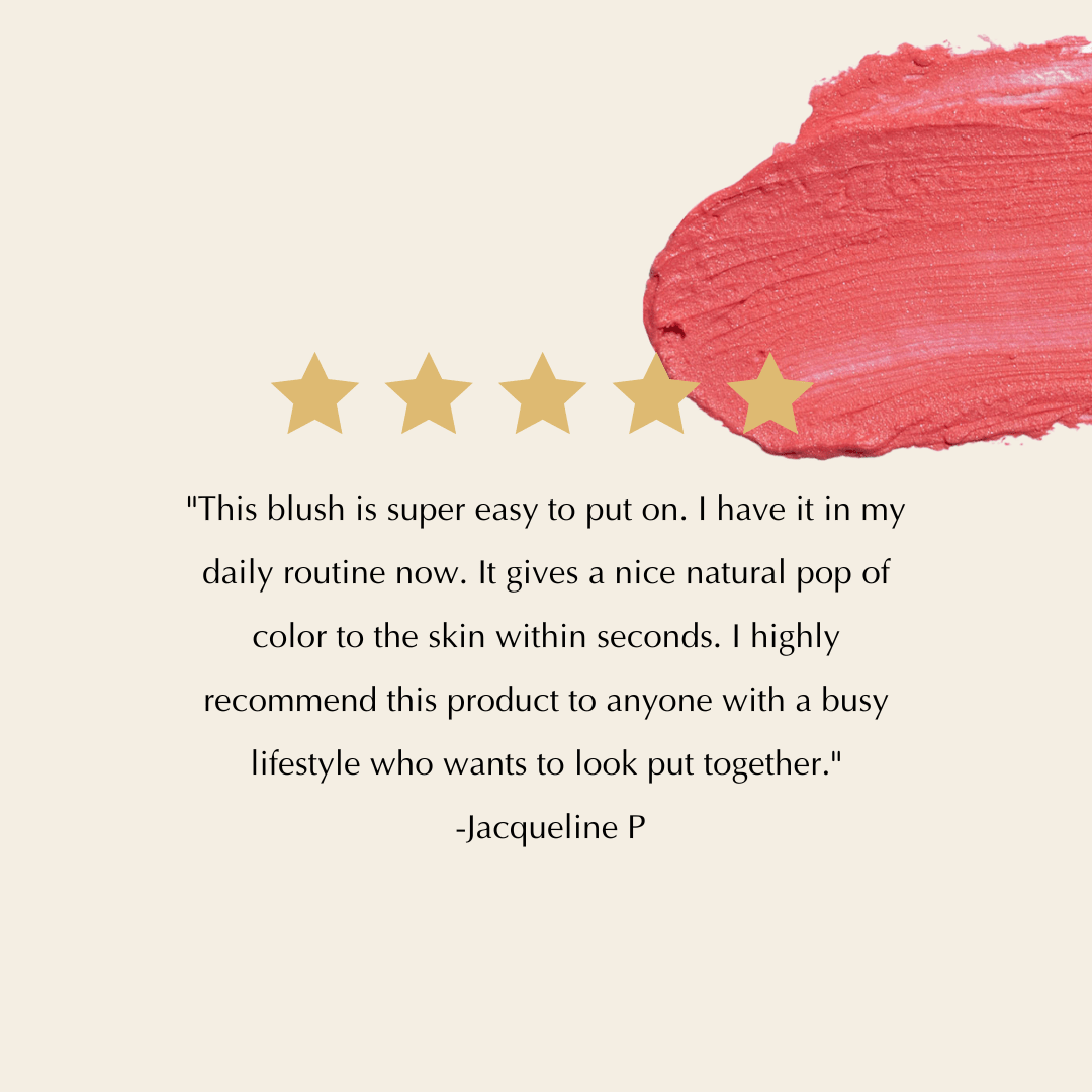 Compact Blush Stick for Cheeks, Lips, Eyes - Iron Velvet