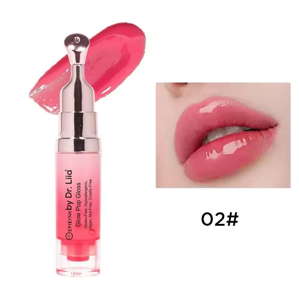 Glow Pop Gloss & Lip Treatment – Radiant Shine & pH Color-Shift - Iron Velvet