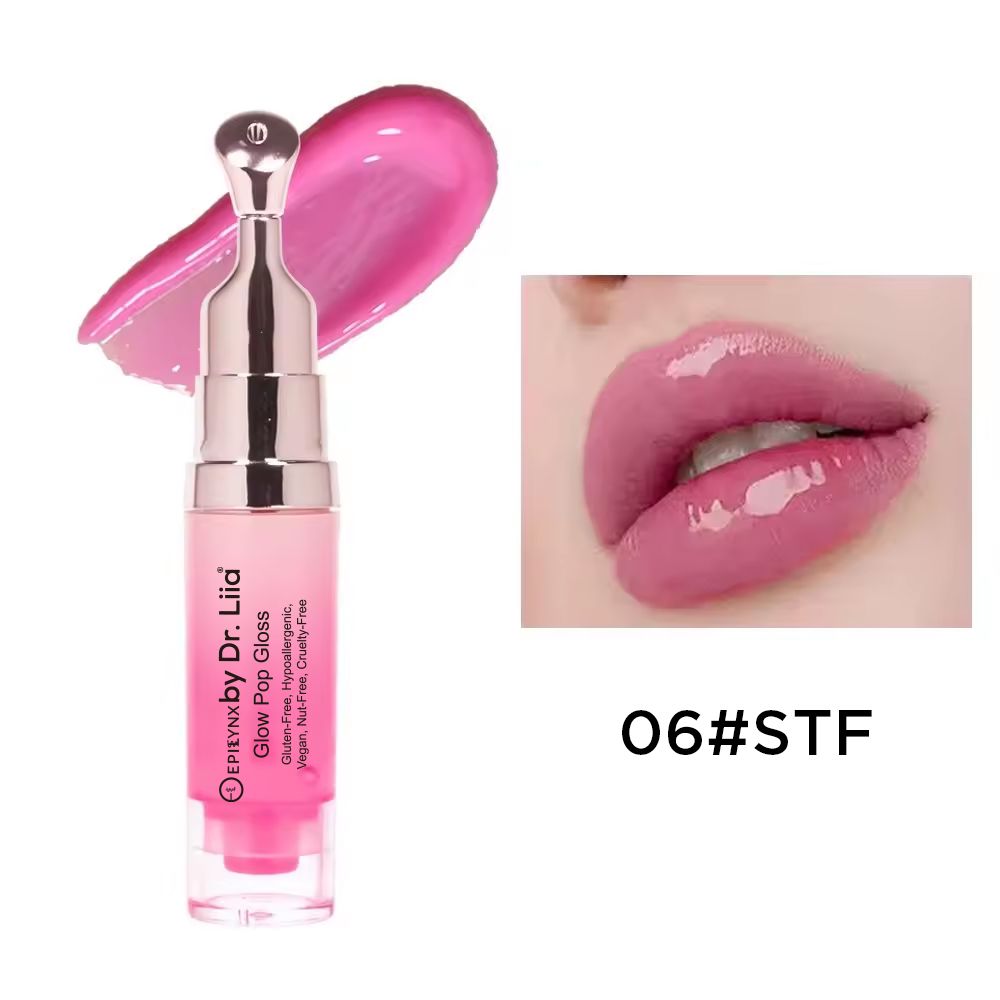 Glow Pop Gloss & Lip Treatment – Radiant Shine & pH Color-Shift - Iron Velvet