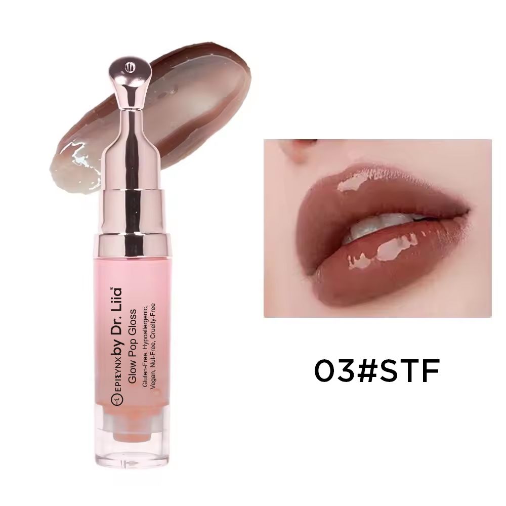 Glow Pop Gloss & Lip Treatment – Radiant Shine & pH Color-Shift - Iron Velvet