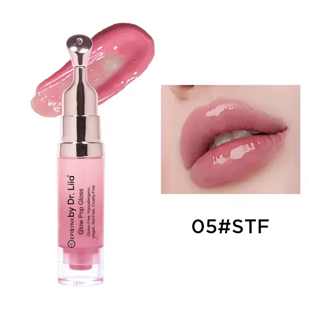 Glow Pop Gloss & Lip Treatment – Radiant Shine & pH Color-Shift - Iron Velvet