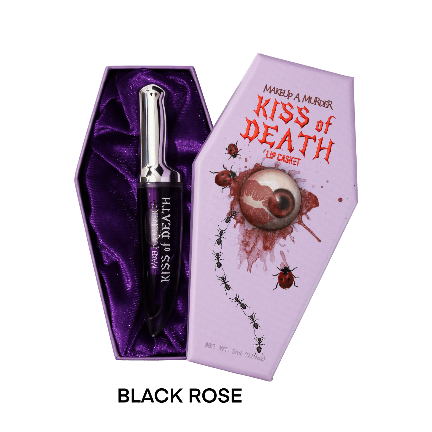 KISS of DEATH Bloody Lip Oils - Iron Velvet