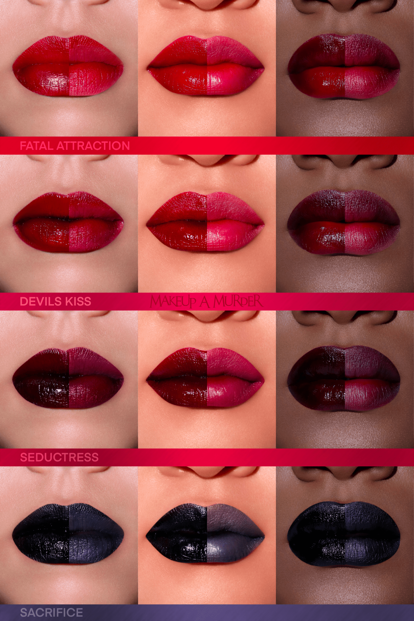 KISS of DEATH Bloody Lip Stains (Full Collection) - Iron Velvet