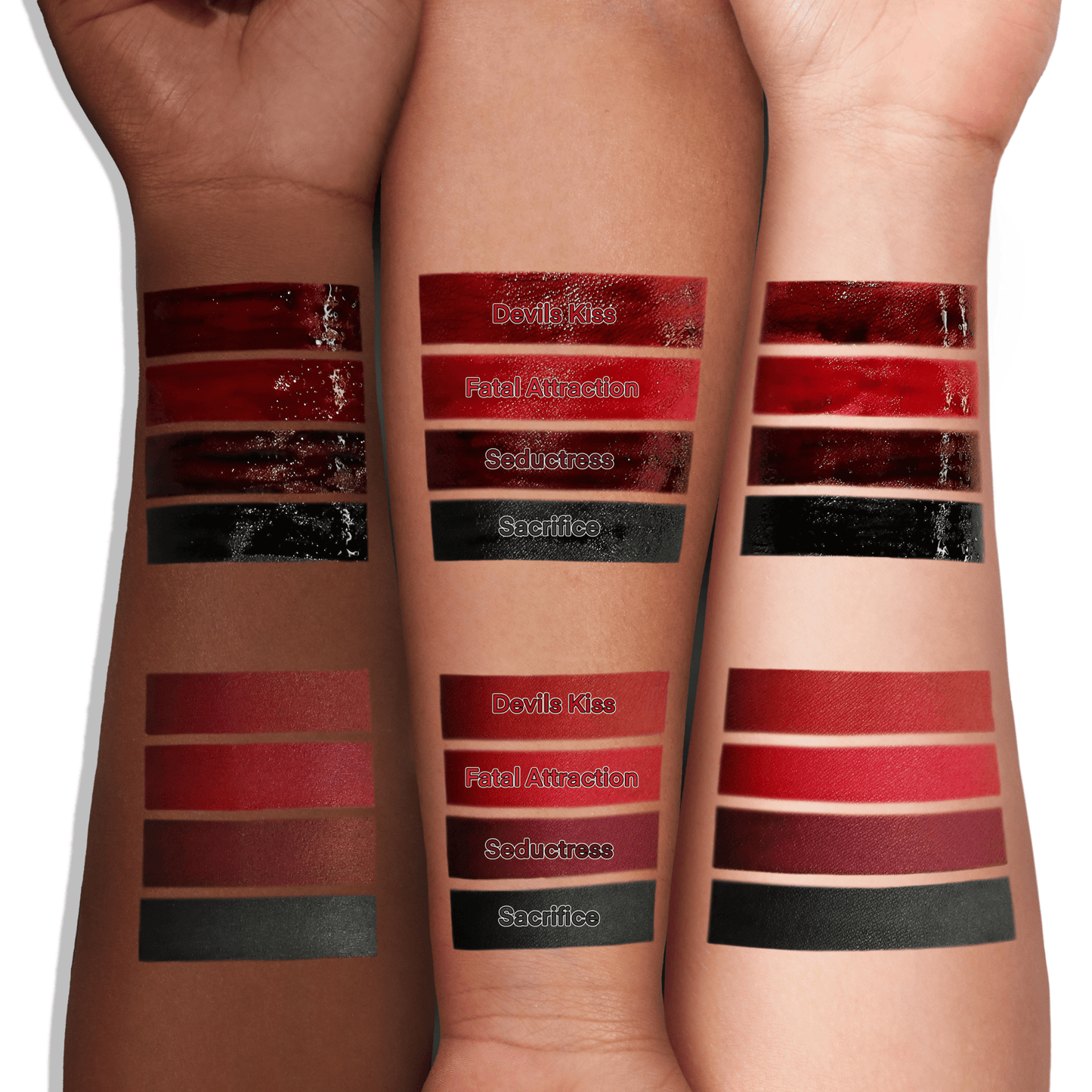 KISS of DEATH Bloody Lip Stains (Full Collection) - Iron Velvet