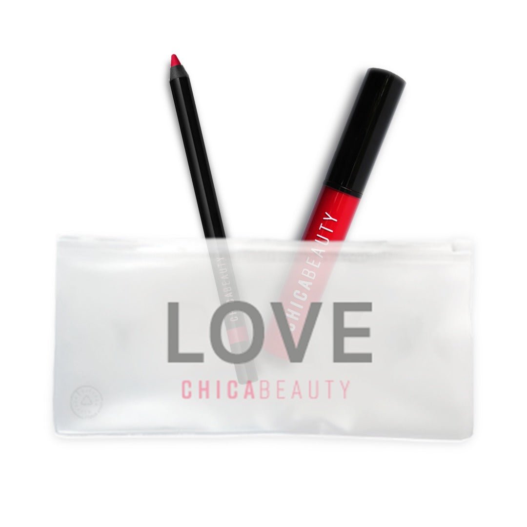 LOVE/AMOR SET (Lipstick + Lip Liner) - Iron Velvet