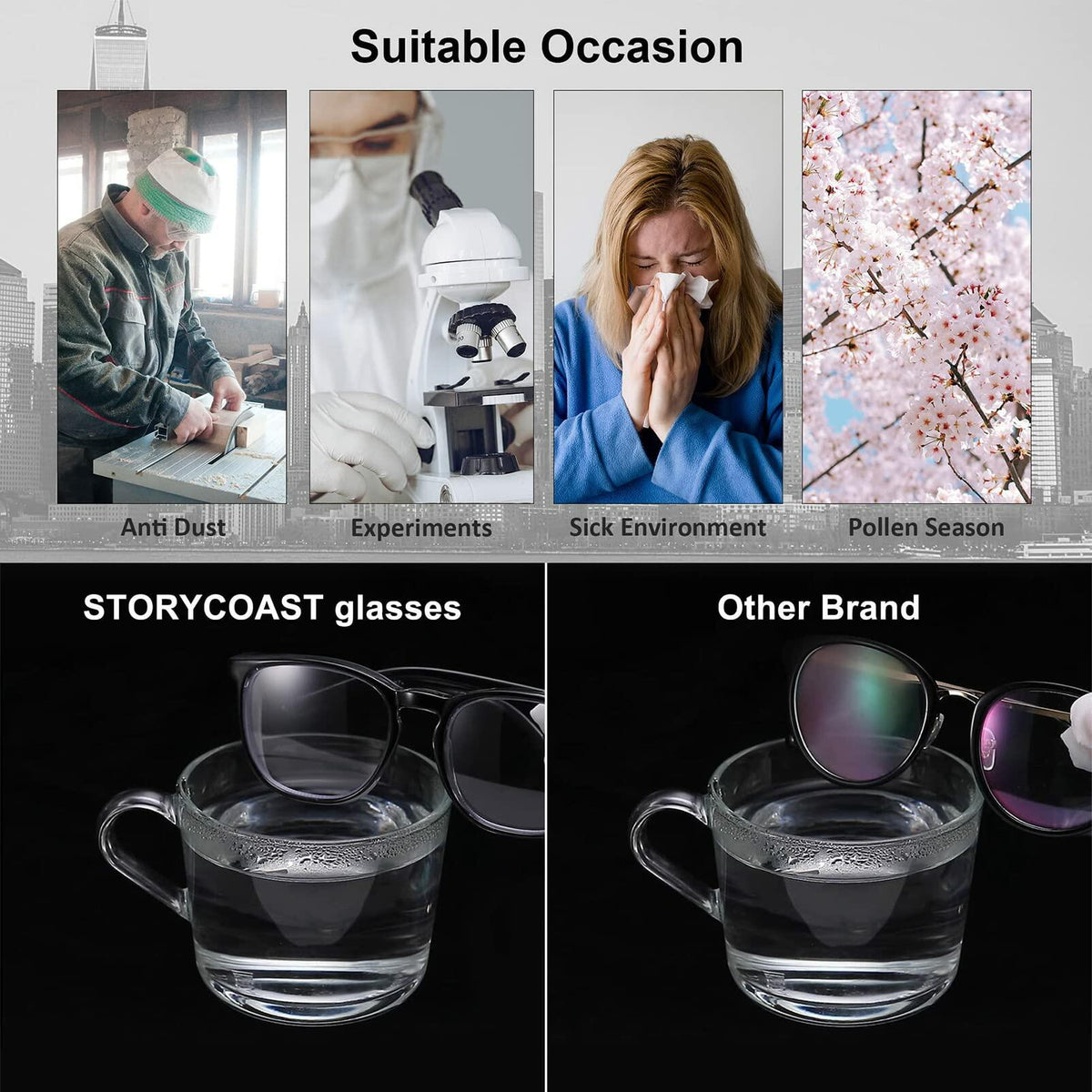 STORYCOAST Safety Glasses