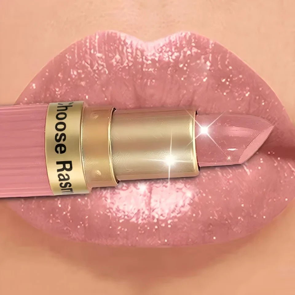 Pearlescent Pink Glitter Velvet Lipstick Metallic Waterproof Long Lasting Matte Shimmer Diamond Lipstick Women Makeup Cosmetic - Iron Velvet