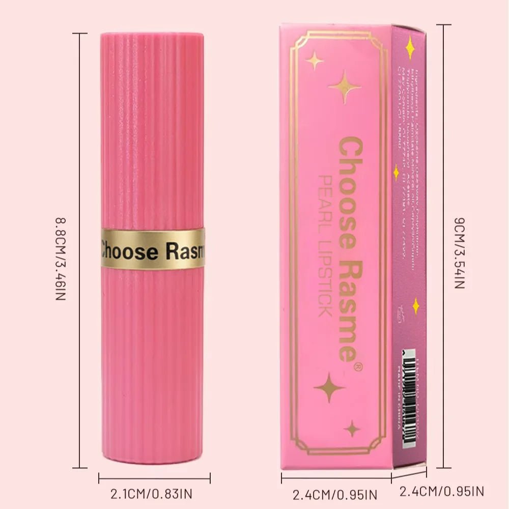 Pearlescent Pink Glitter Velvet Lipstick Metallic Waterproof Long Lasting Matte Shimmer Diamond Lipstick Women Makeup Cosmetic - Iron Velvet