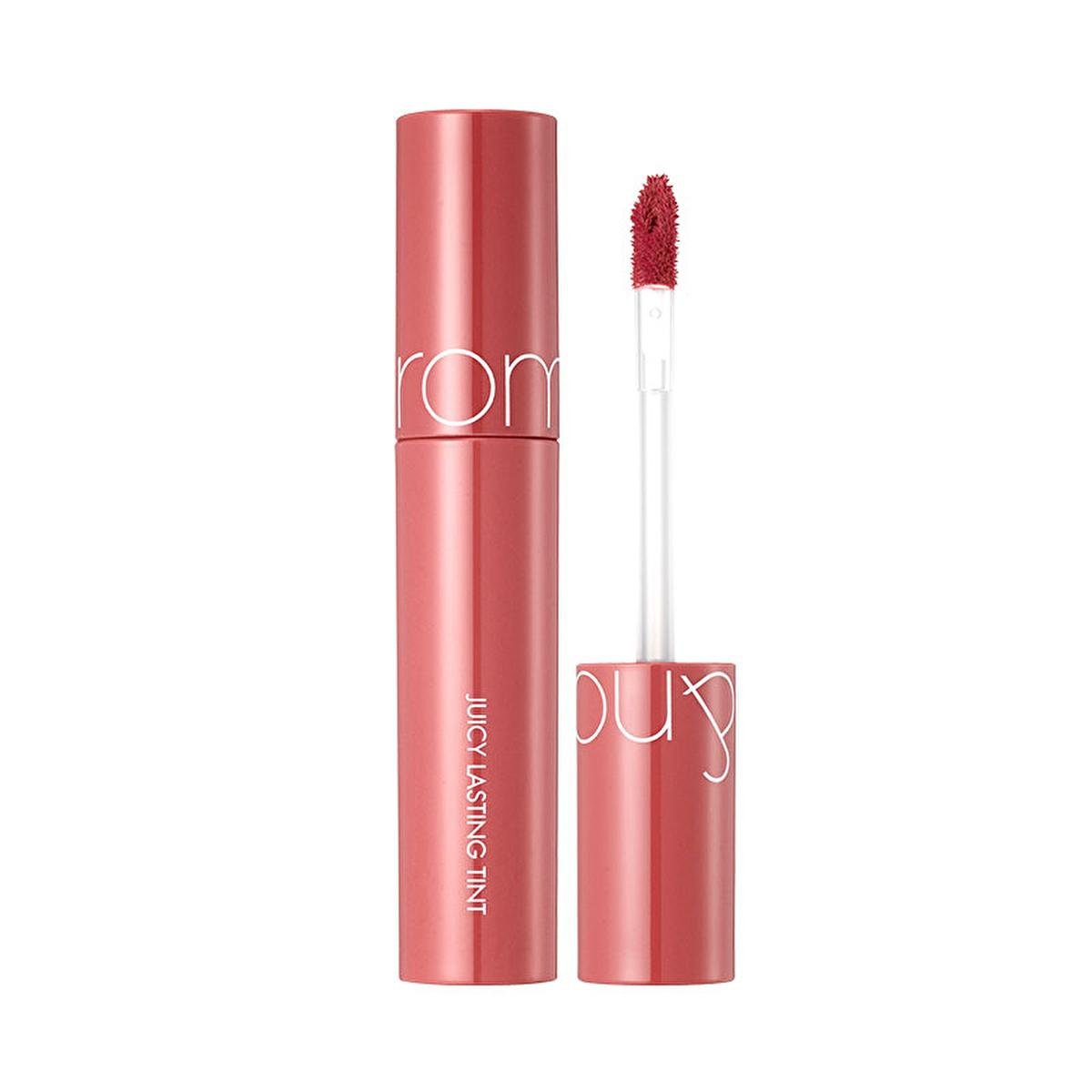 rom&nd Juicy Lasting Tint: 11 Pink Pumpkin - Glossy, Moisturizing, Long-Lasting Korean Lip Tint for Hydrated & Vibrant Lips - Iron Velvet
