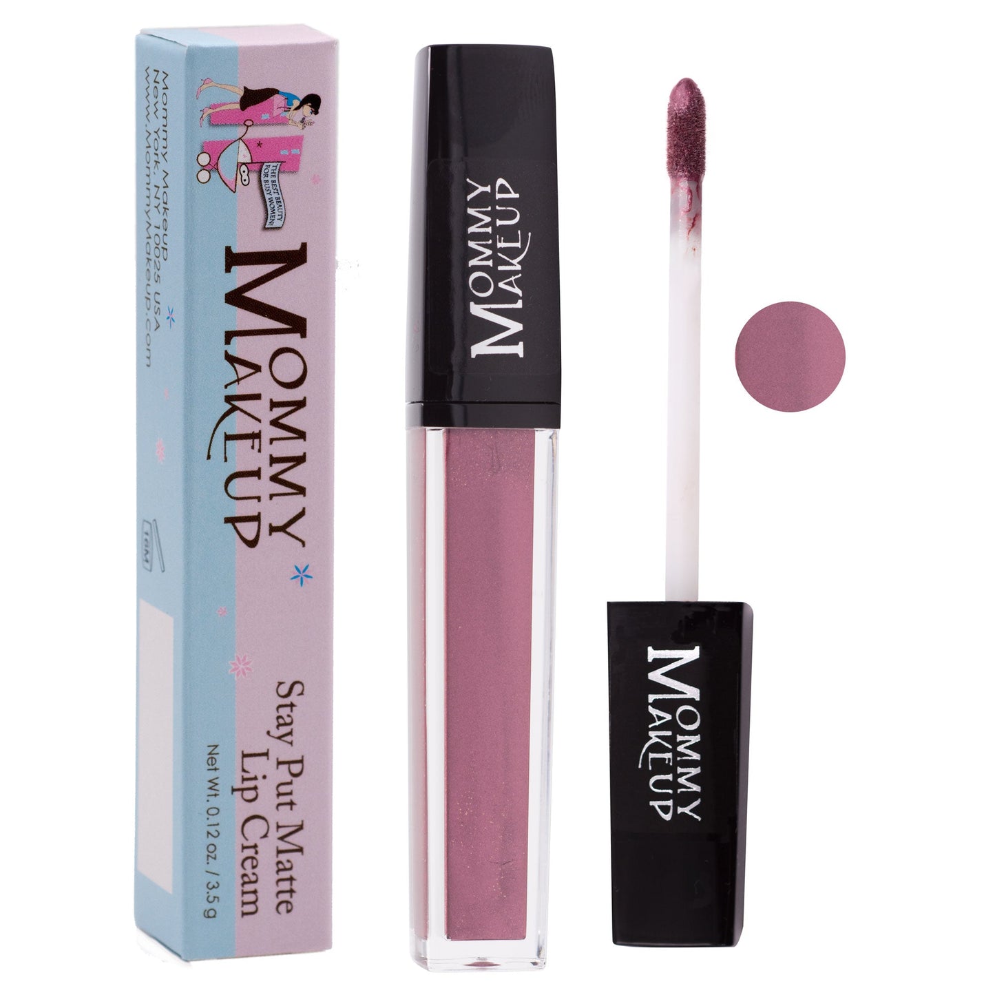 Roxie Stay Put Matte Lip Cream | Stunning Kiss-Proof Lipstick - Iron Velvet