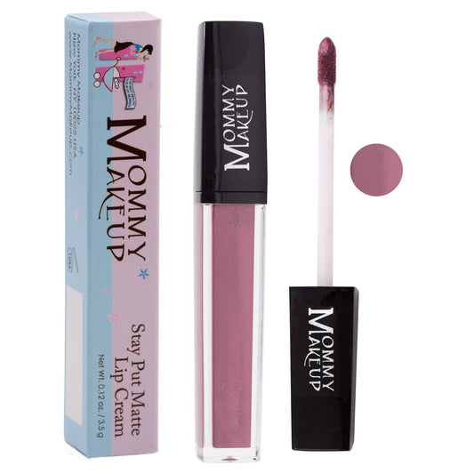Roxie Stay Put Matte Lip Cream | Stunning Kiss-Proof Lipstick - Iron Velvet