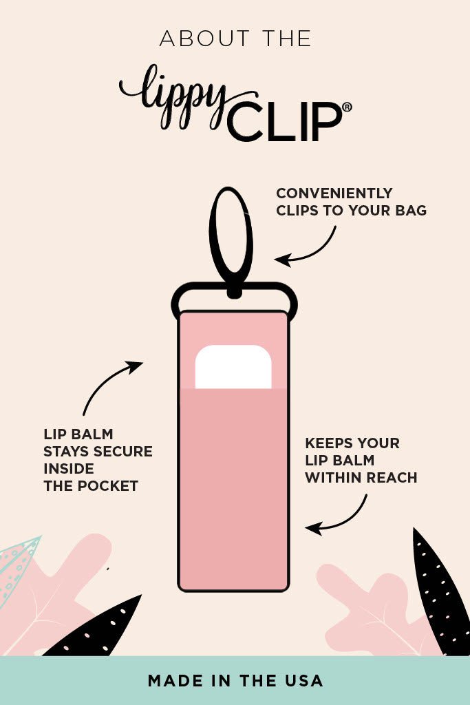 Stained Glass Cross LippyClip® Lip Balm Holder - Iron Velvet