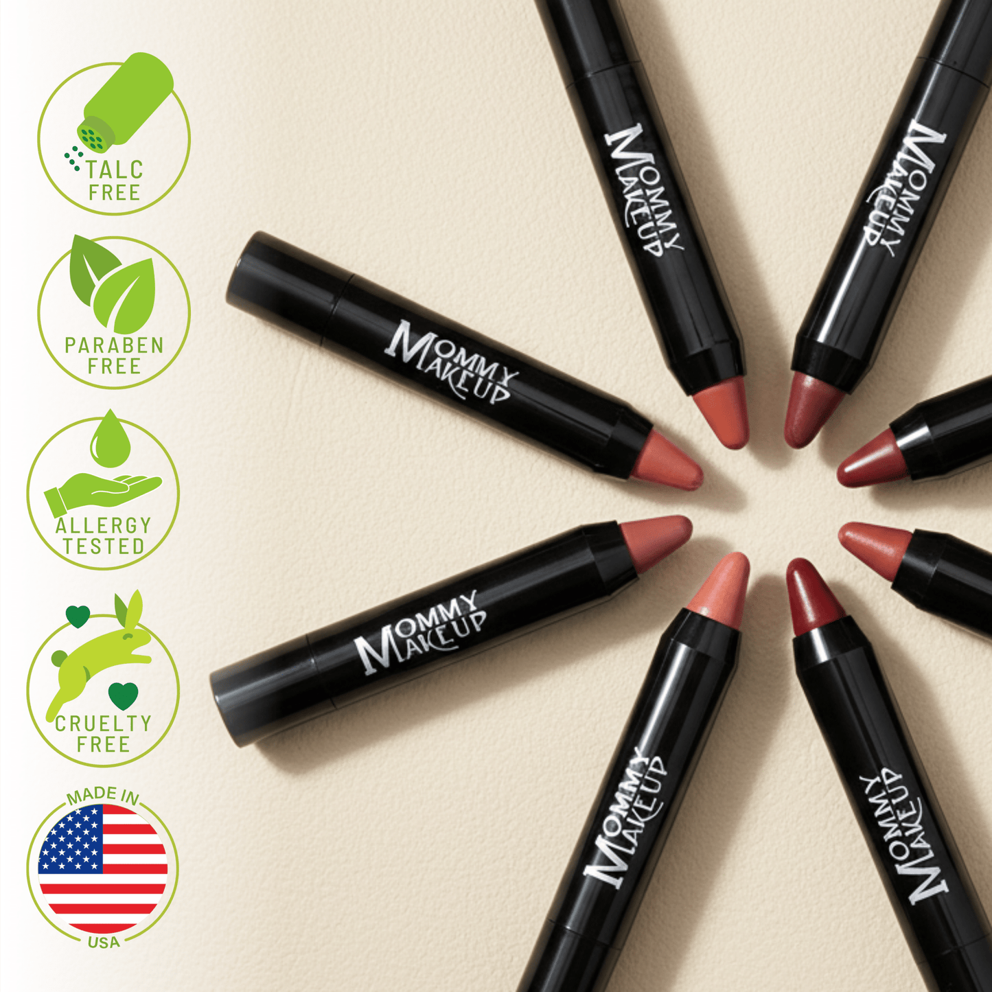 Triple Sticks Lipstick, Cream Blush, and Treatment in Bare Babe - Iron Velvet