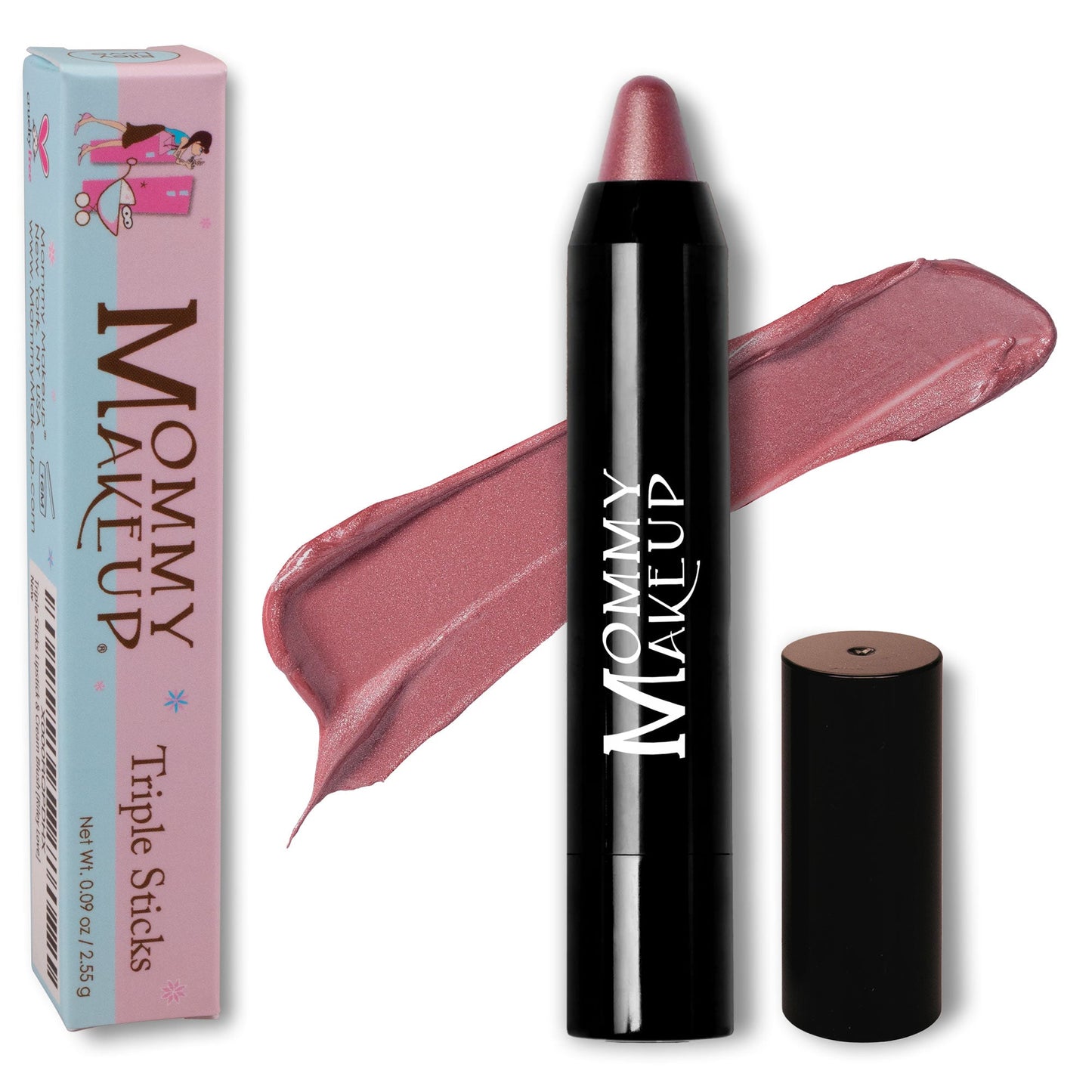 Triple Sticks Lipstick, Cream Blush, and Treatment in Daisy Glow - Iron Velvet
