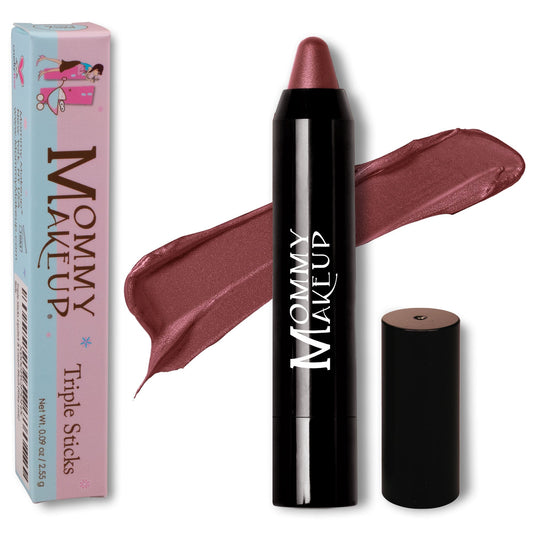 Triple Sticks Lipstick, Cream Blush, and Treatment in Gigi - Iron Velvet