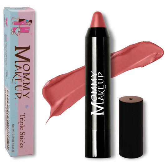 Triple Sticks Lipstick, Cream Blush, and Treatment in Tess - Iron Velvet