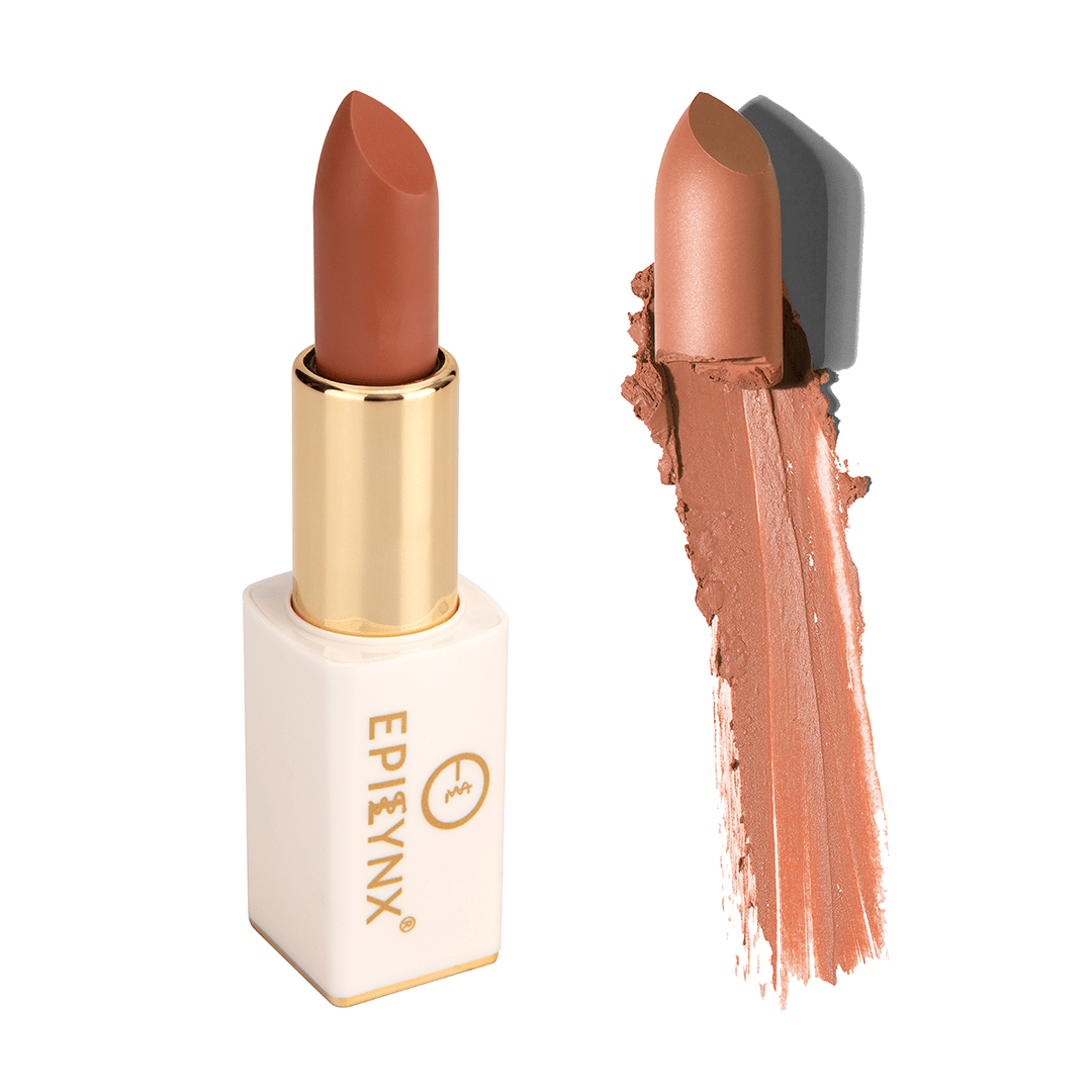Vegan Matte Lipstick – Hydrating, Long-Wear, Magnetic Case - Iron Velvet