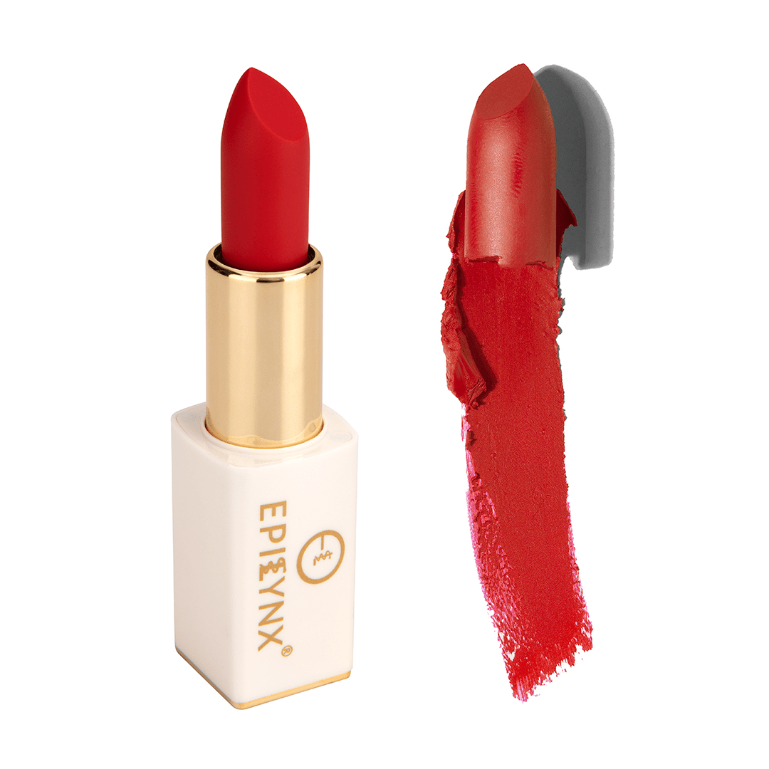 Vegan Matte Lipstick – Hydrating, Long-Wear, Magnetic Case - Iron Velvet