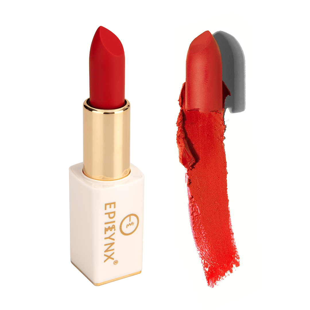Vegan Matte Lipstick – Hydrating, Long-Wear, Magnetic Case - Iron Velvet