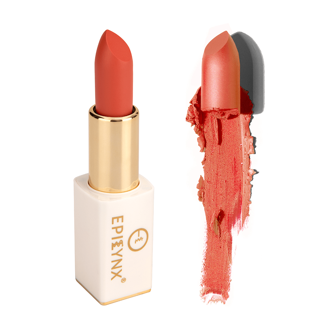 Vegan Matte Lipstick – Hydrating, Long-Wear, Magnetic Case - Iron Velvet